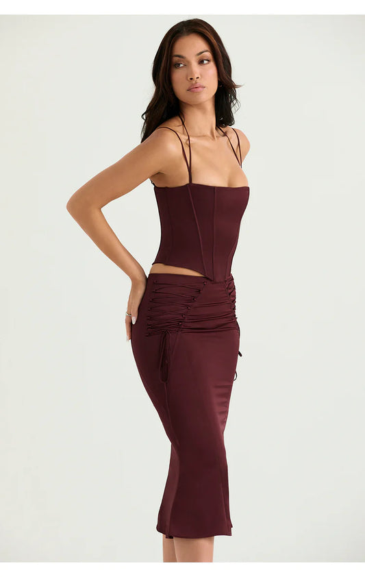 Plum Power Play Dress