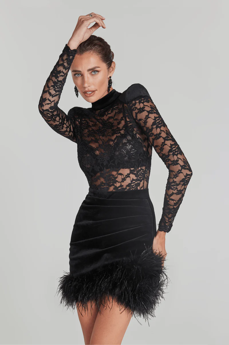Helim Rose Drape Dress