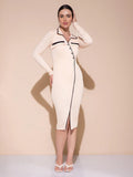 Beautiful Bodycon Peach Dress