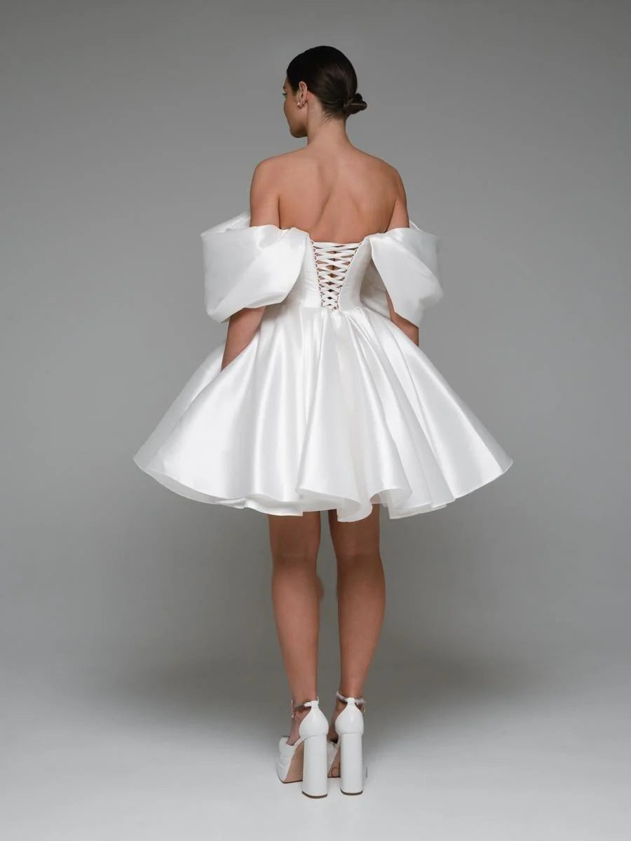Frosted Grace White Dress