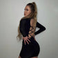 Raven Frame Dress