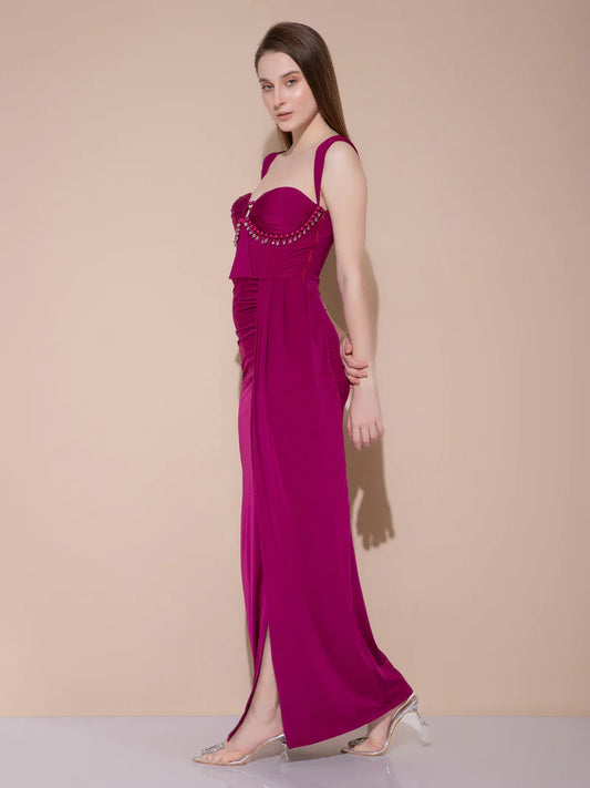 Sleeveless Actress Maxi Dress