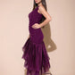 Grape Glitz Gown Dress