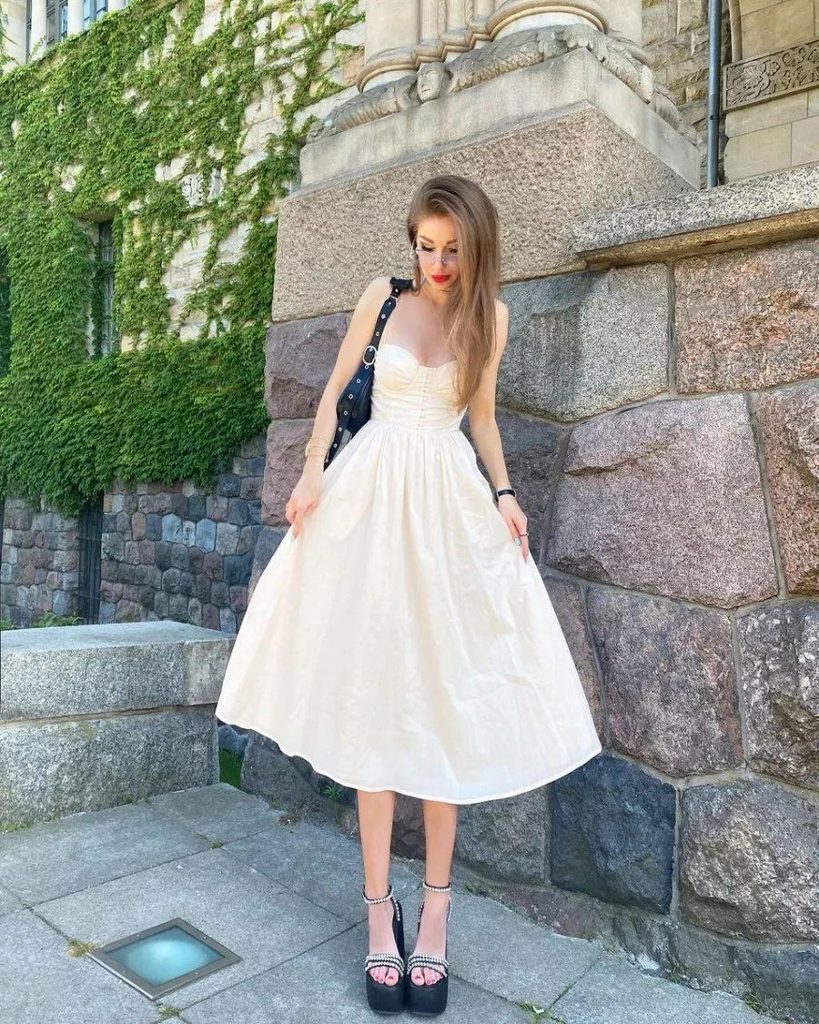 Belle Flare Corset Dress