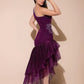 Grape Glitz Gown Dress