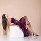 Grape Glitz Gown Dress
