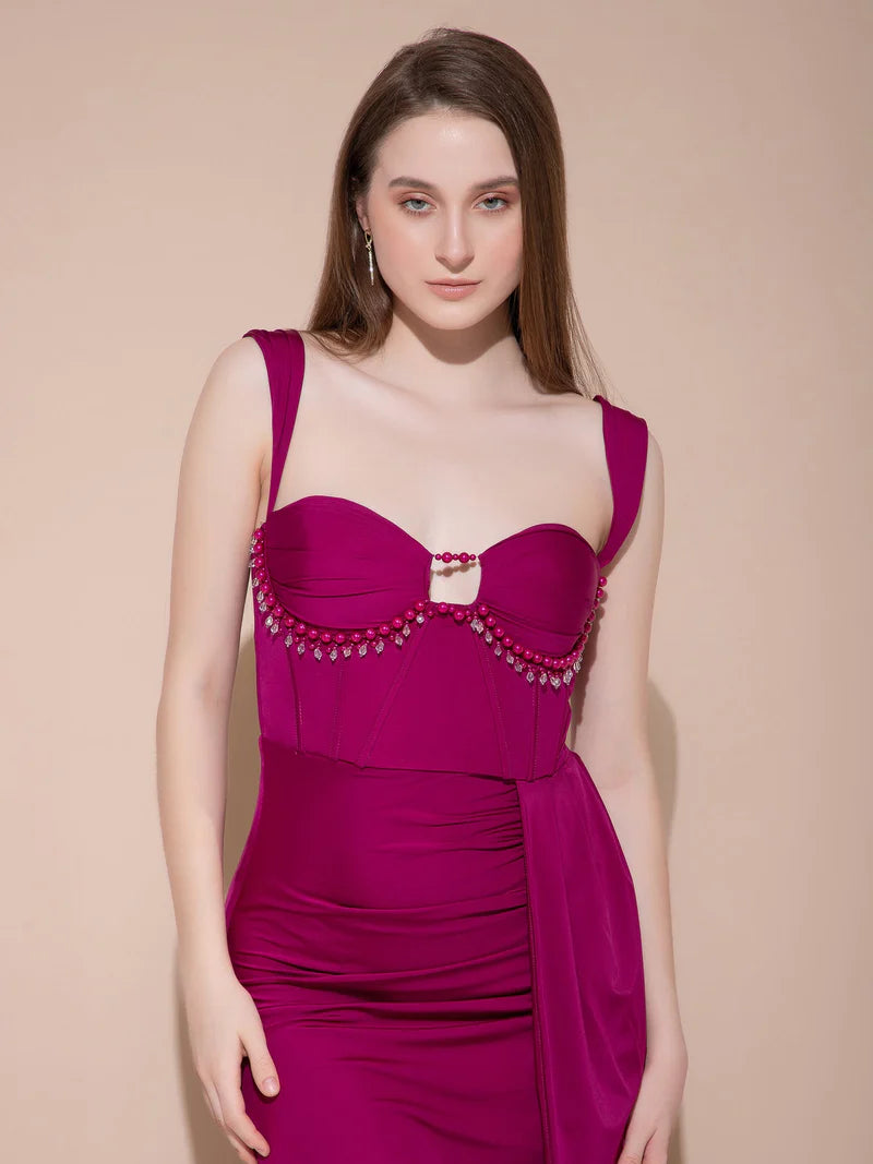 Sleeveless Actress Maxi Dress