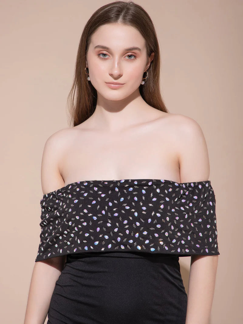 Velvet Eclipse Midi Dress