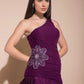 Grape Glitz Gown Dress