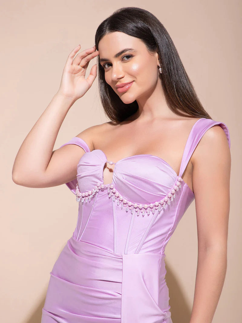Pearl Kiss Lilac Dress
