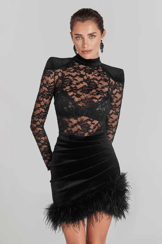 Helim Rose Drape Dress