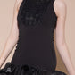 Black Ruffle Whisper Dress