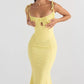 Sunset Ripple Gown Dress