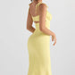 Sunset Ripple Gown Dress