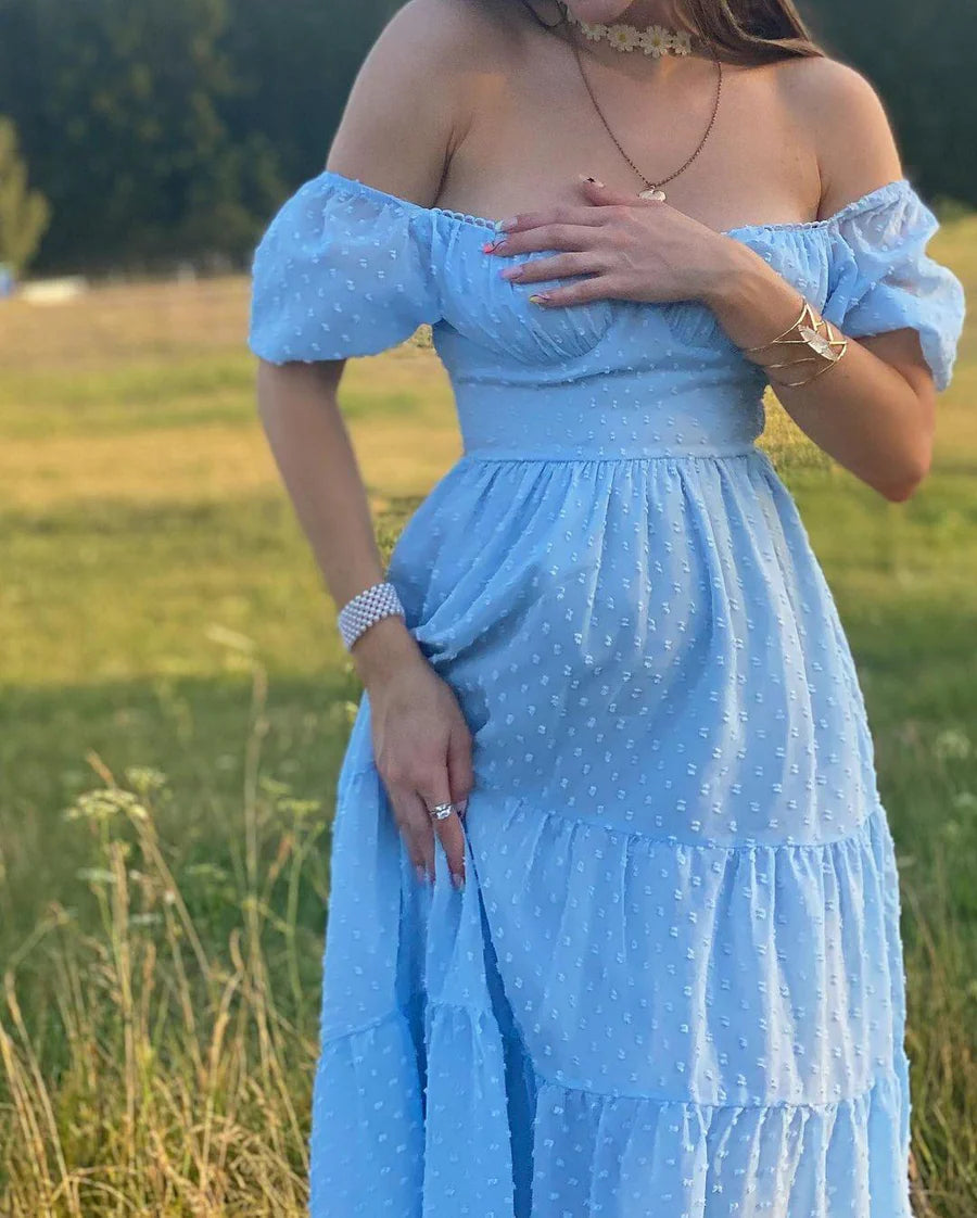 Blue Mirage Flow Dress