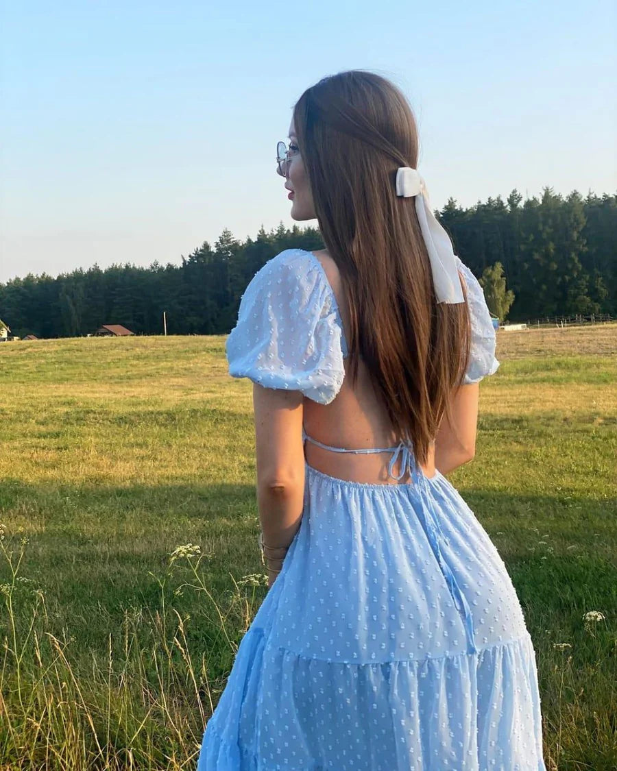 Blue Mirage Flow Dress