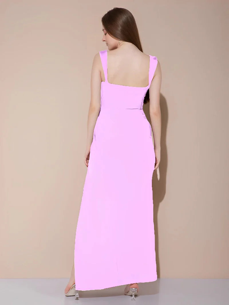 Lilac Bloom Maxi Dress