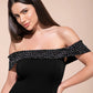 Starlit Chic Off-Shoulder Dress