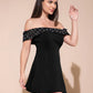Starlit Chic Off-Shoulder Dress