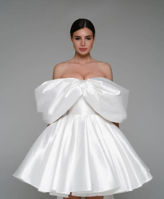 Frosted Grace White Dress
