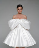 Frosted Grace White Dress